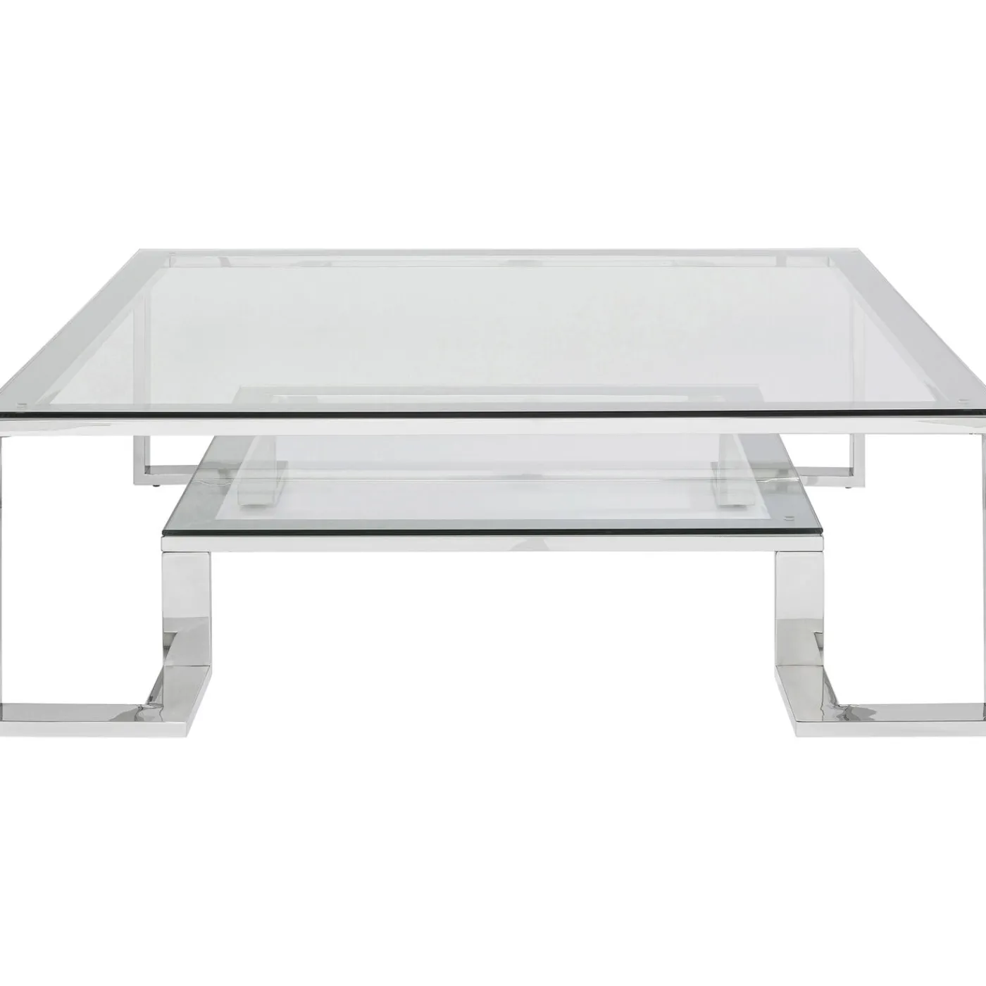 KARE Design Table Basse Silver Rush 120X120Cm