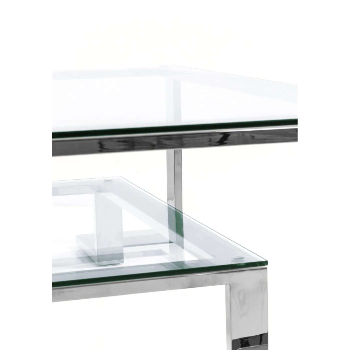KARE Design Table Basse Silver Rush 120X120Cm