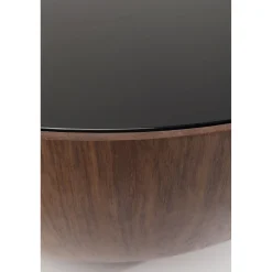 KARE Design Table Basse Tear Drops Noyer O80Cm