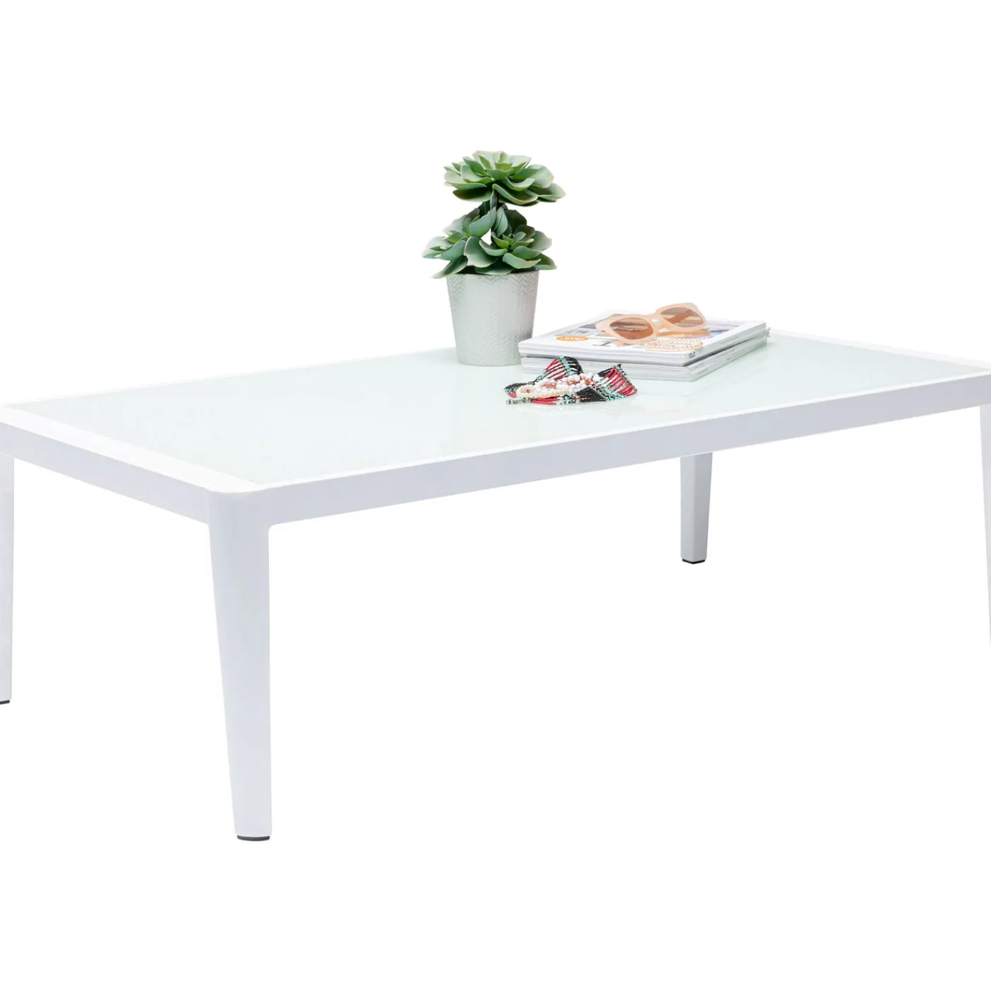 KARE Design Table Basse Tiki Blanc