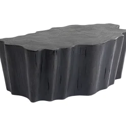 KARE Design Table Basse Tree Stump Noir 119X68Cm
