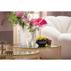 KARE Design Table Basse Wire Laiton (2/Set)