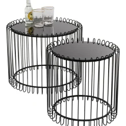 KARE Design Table Basse Wire Live (2/Set)
