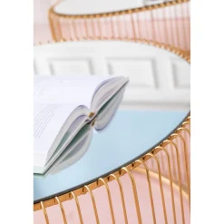 KARE Design Table Basse Wire Uno Laiton 60X90Cm