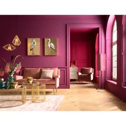 KARE Design Table Basse Wire Uno Laiton O80Cm