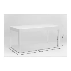 KARE Design Table Brooklyn Nature 160X80Cm