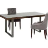 KARE Design Table Conley Acier Brut 180X90
