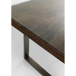 KARE Design Table Conley Acier Brut 180X90