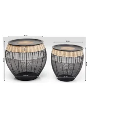 KARE Design Table D Appoint African Drums (2/Set)
