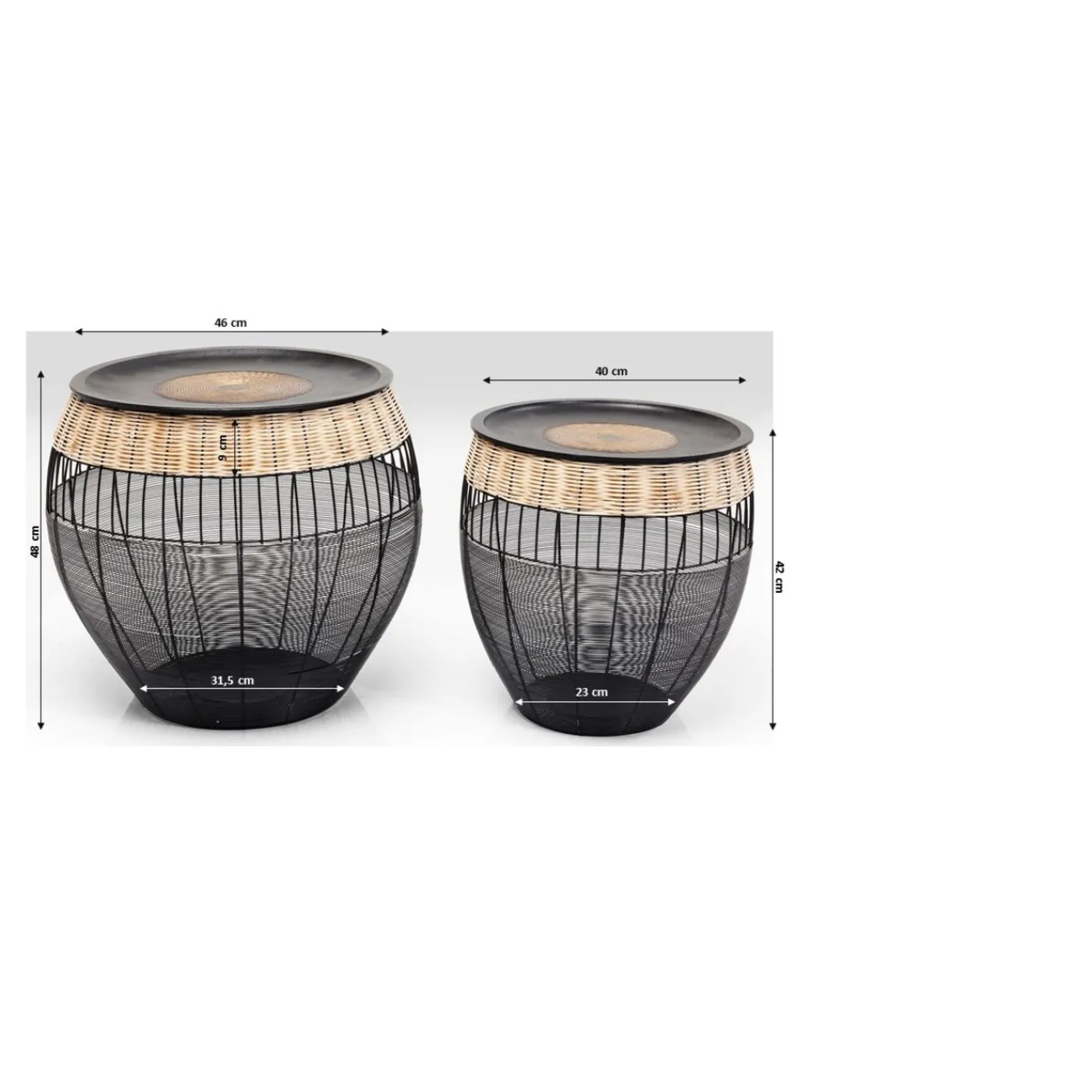 KARE Design Table D Appoint African Drums (2/Set)