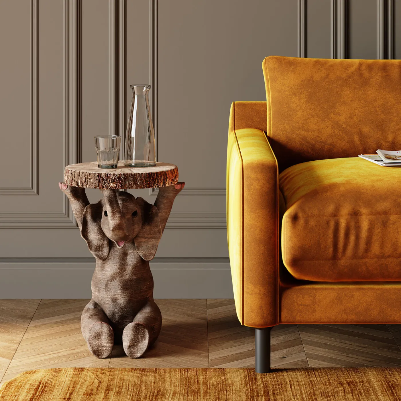 KARE Design Table D Appoint Animal Elephant O35Cm