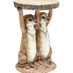 KARE Design Table D Appoint Animal Meerkat Sisters O33Cm