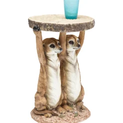 KARE Design Table D Appoint Animal Meerkat Sisters O33Cm