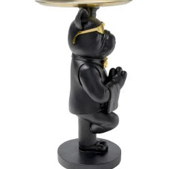 KARE Design Table D Appoint Cool Bulldog Tray Noir 34X55Cm