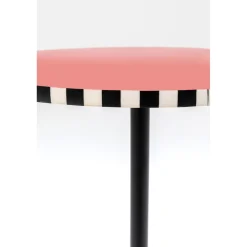 KARE Design Table D Appoint Domero Checkers Rouge O40Cm
