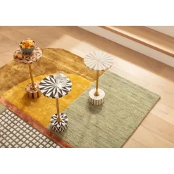 KARE Design Table D Appoint Domero Star Noir Blanc O25Cm