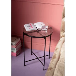 KARE Design Table D Appoint Ice Noir O40Cm