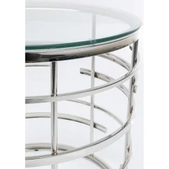 KARE Design Table D Appoint Jupiter Argente O55Cm