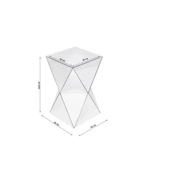 KARE Design Table D Appoint Luxury Triangle 32X32Cm