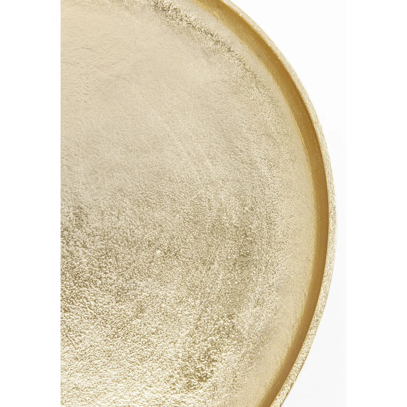 KARE Design Table D Appoint Plateau Uno Laiton O45Cm