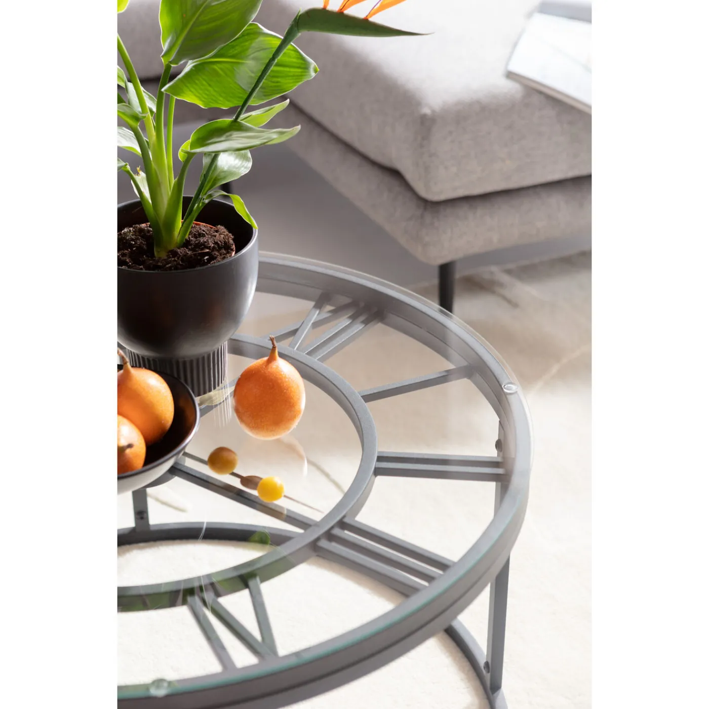 KARE Design Table D Appoint Roman Noir O76Cm