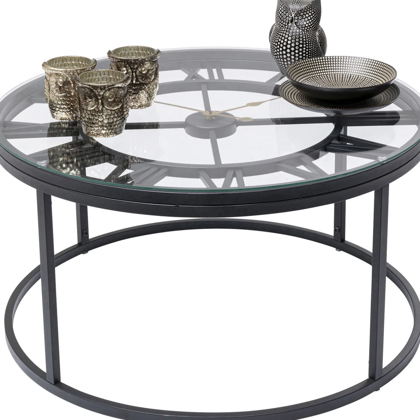 KARE Design Table D Appoint Roman Noir O76Cm