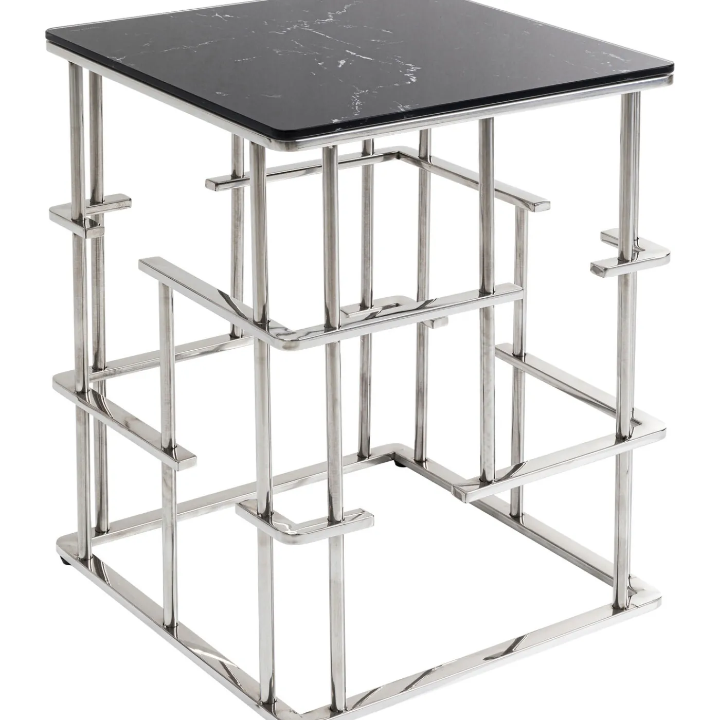 KARE Design Table D Appoint Rome Argente 40X40Cm