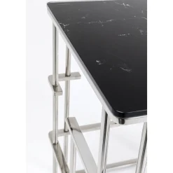 KARE Design Table D Appoint Rome Argente 40X40Cm