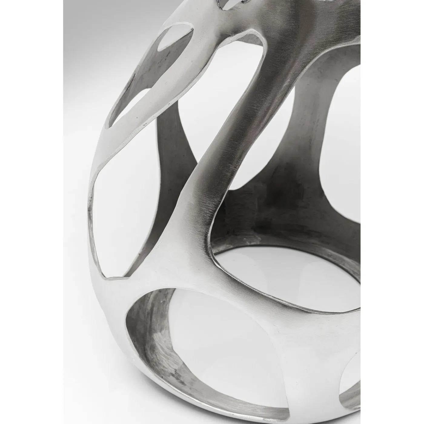 KARE Design Table D Appoint Volcano Argente O60Cm