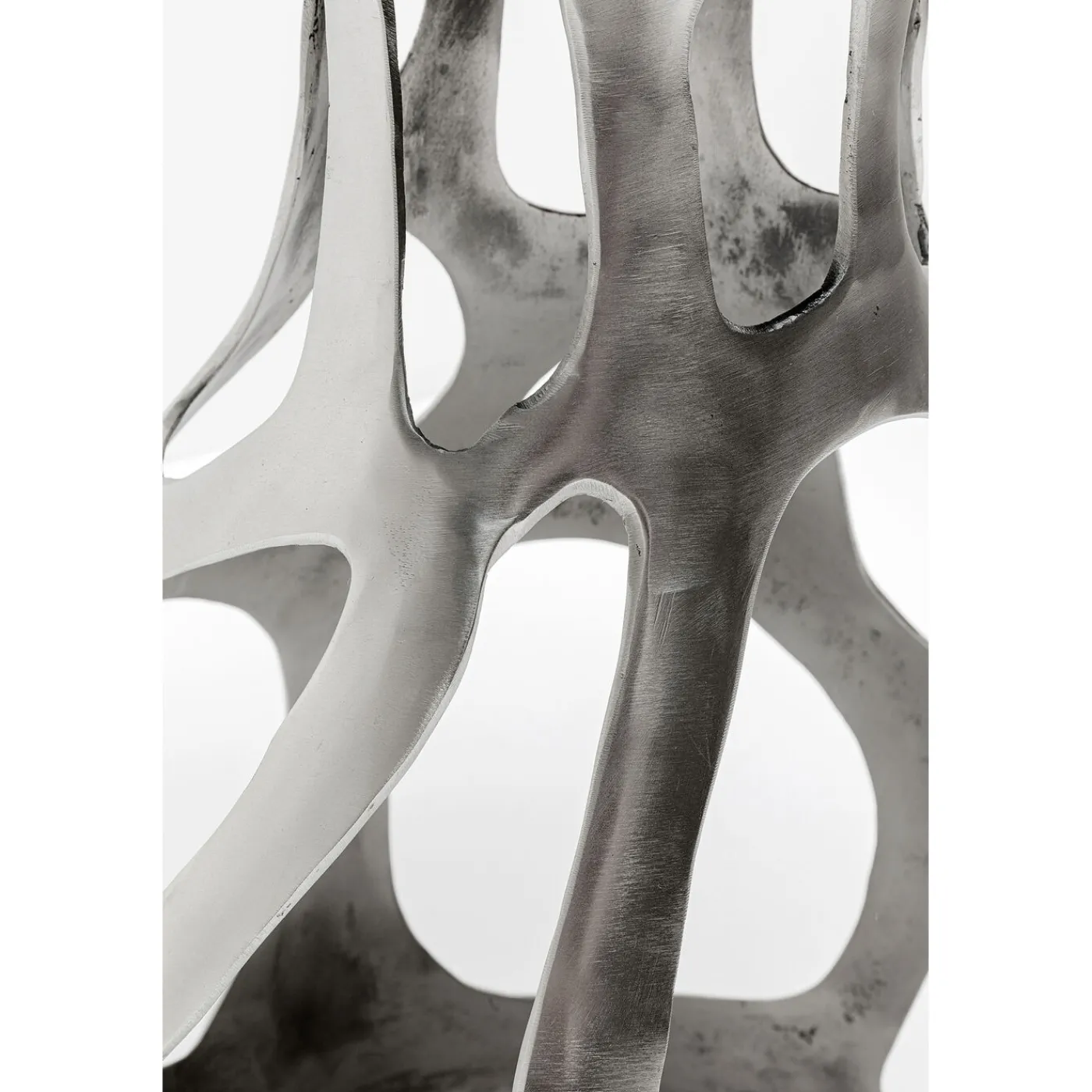 KARE Design Table D Appoint Volcano Argente O60Cm