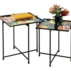 KARE Design Table D Apppoint Flowers Garden Carre (2/Set)