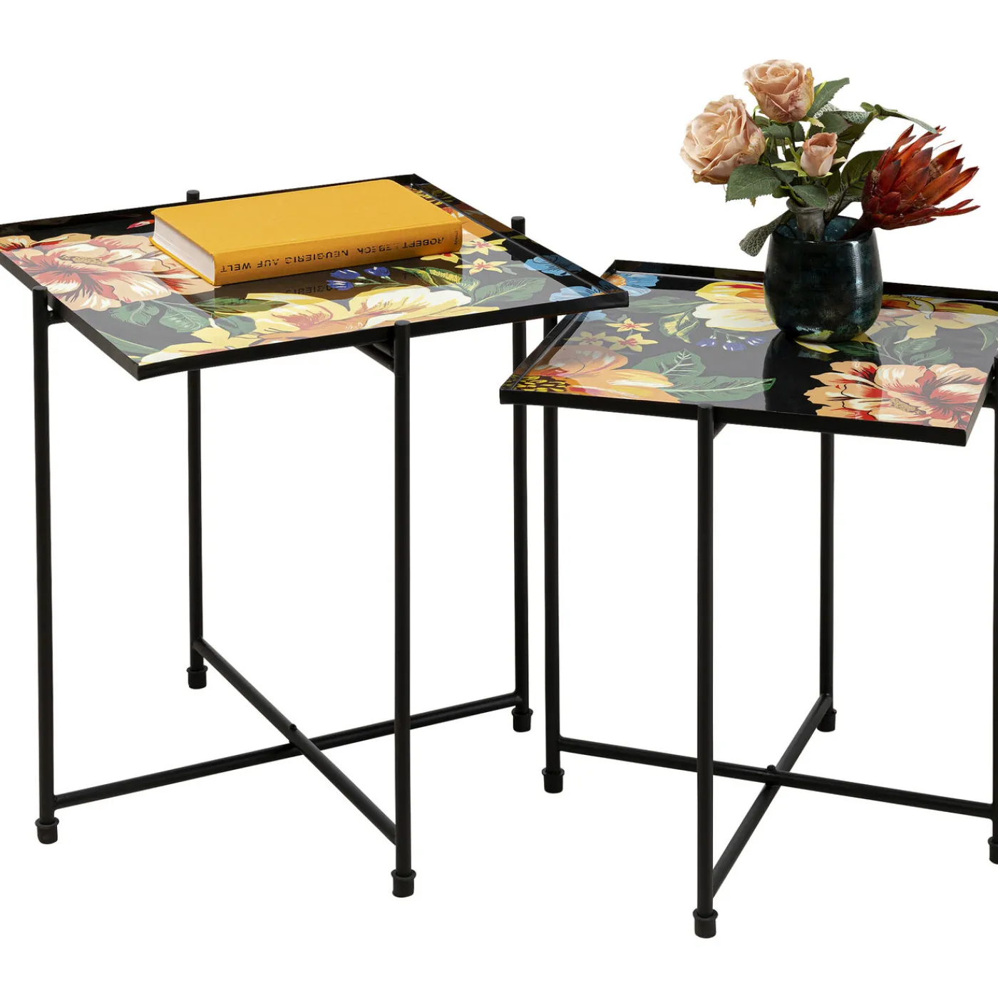 KARE Design Table D Apppoint Flowers Garden Carre (2/Set)