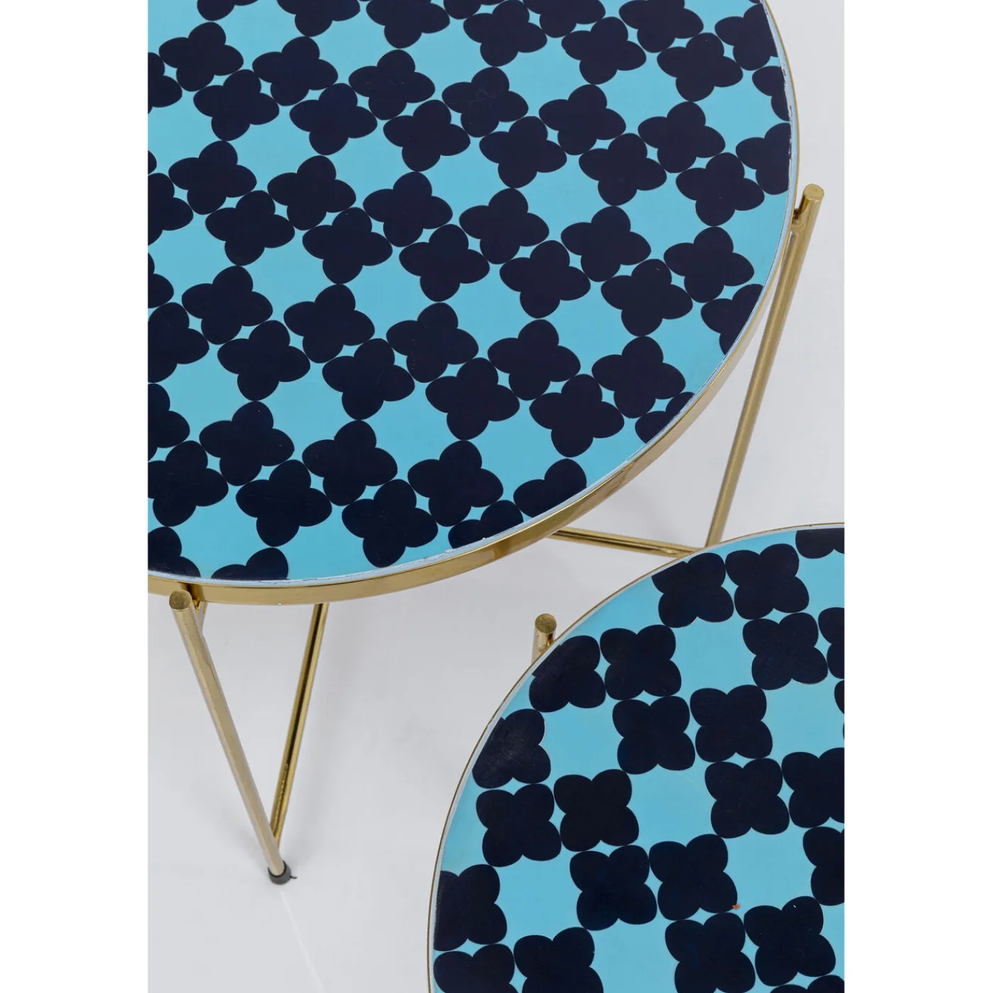 KARE Design Table D Apppoint Priya Bleu (2/Set)