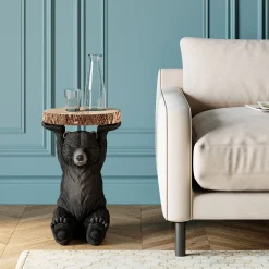 KARE Design Table D´Appoint Animal Bear O33Cm