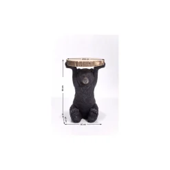 KARE Design Table D´Appoint Animal Bear O33Cm
