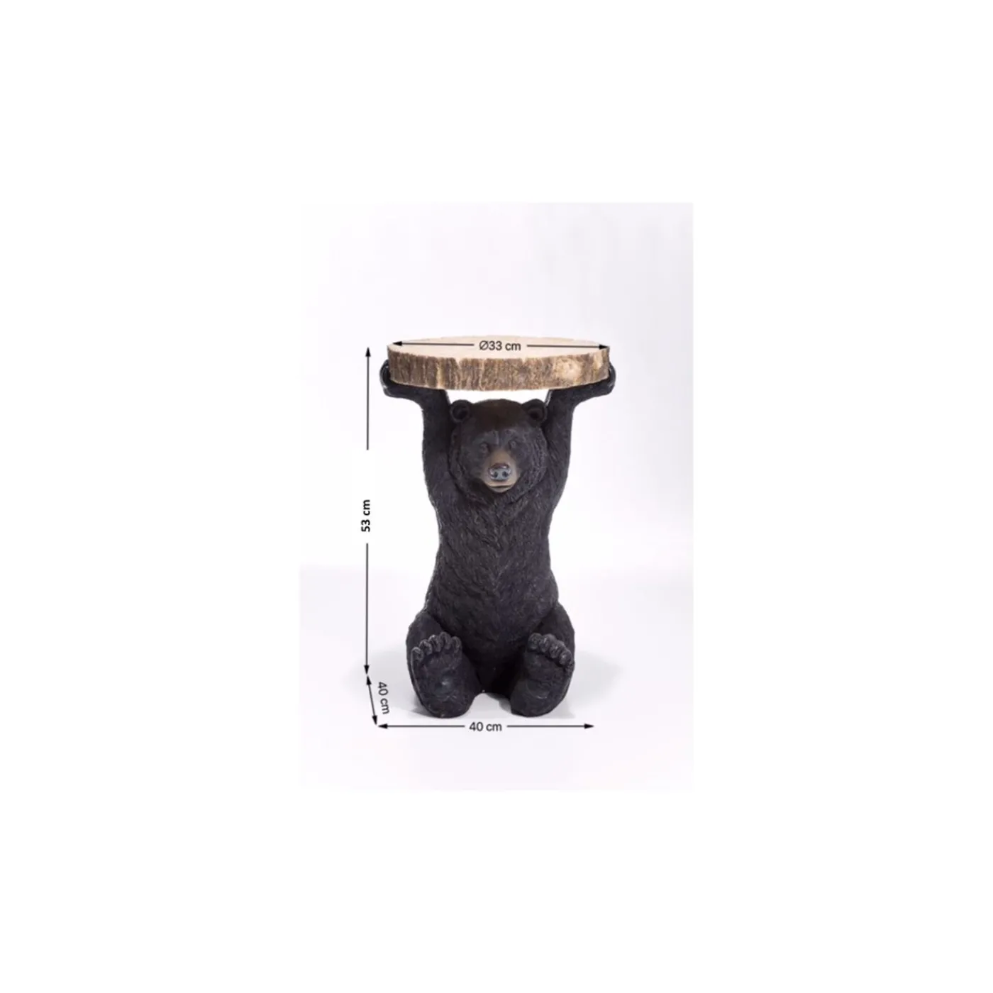 KARE Design Table D´Appoint Animal Bear O33Cm