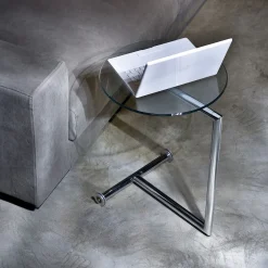 KARE Design Table D´Appoint Easy Living Transparente O46Cm