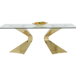 KARE Design Table Gloria Gold 200X100Cm