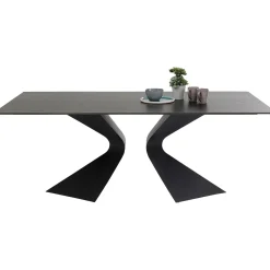 KARE Design Table Gloria Noir Ceramique 200X100