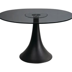 KARE Design Table Grande Possibilita Verre Fume O110Cm