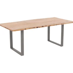 KARE Design Table Harmony Acier Brut 200X100Cm