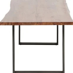 KARE Design Table Harmony Fonce Acier Brut 200X100