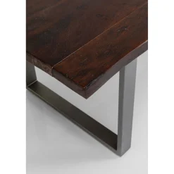 KARE Design Table Harmony Fonce Acier Brut 200X100