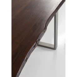 KARE Design Table Harmony Fonce Acier Brut 200X100