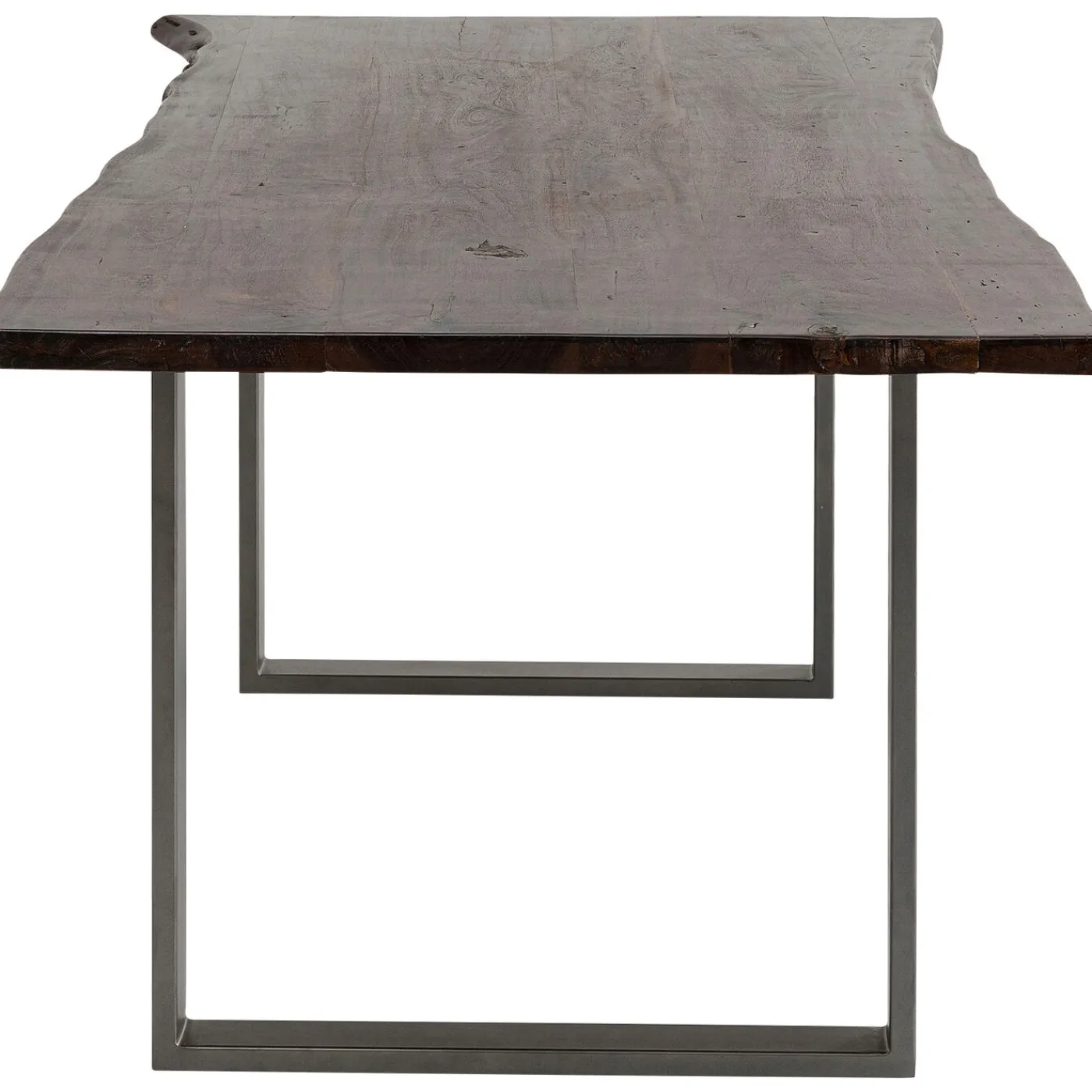 KARE Design Table Harmony Fonce Acier Brut 200X100