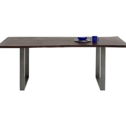 KARE Design Table Harmony Fonce Acier Brut 200X100