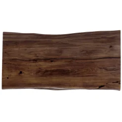 KARE Design Table Harmony Fonce Argente 200X100