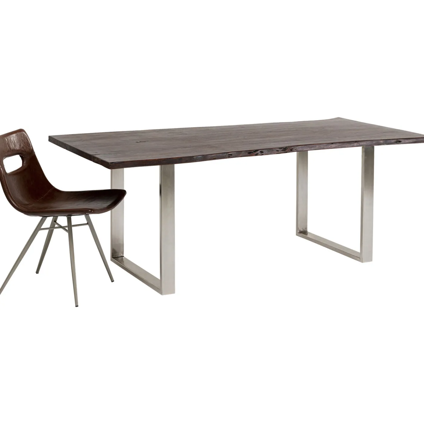 KARE Design Table Harmony Fonce-Chrome 160X80Cm