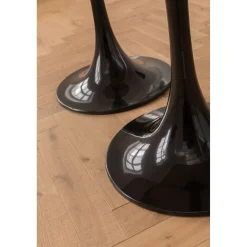 KARE Design Table Haute San Remo Noir Rond 100X70Cmo