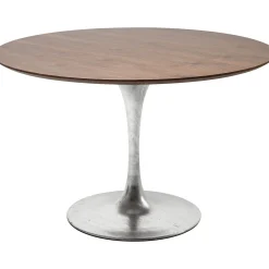 KARE Design Table Invitation Set Noyer-Zinc O120Cm